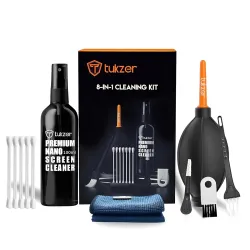 Tukzer 8-in-1 Professional Cleaning Kit for Laptop, Camera & Mobile