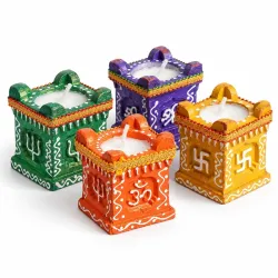 Tulsi Decorative Diya Candle Holders
