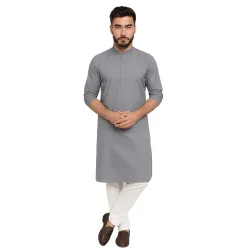 TULSSIKAA Mens Cotton Blended Traditional Kurta Only
