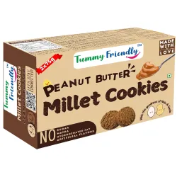 Tummy Friendly Peanut Butter Millet Cookies for Kids (2x75g)