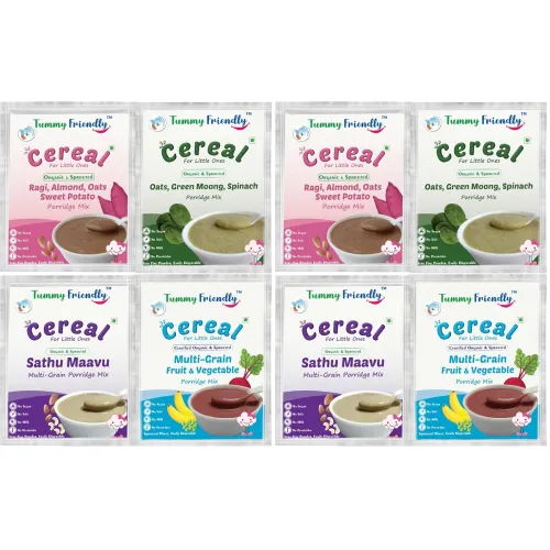Image of TummyFriendly Foods Certified Organic Porridge Mixes Trial Packs Combo