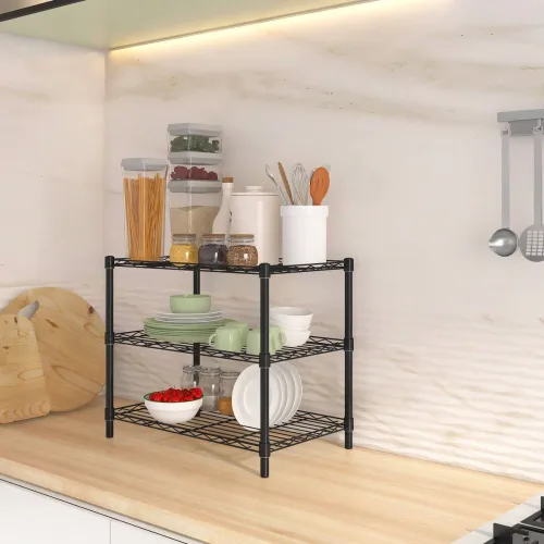 Image of Tunehome Metal Kitchen Cabinet