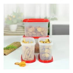 Tupperware Plastic Smart Saver Oval Container 1.1Litre (4)