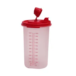 Tupperware Polypropylene Midi Magic Flow 650 Ml, Red
