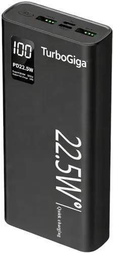 Image of TURBOGIGA 30000 mAh 22.5 W Compact Pocket Size Power Bank