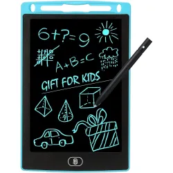 TVARA LCD Writing Tablet 8.5 Inch E-Note Pad LCD Writing Tablet, Kids Drawing Pad 8.5 Inch Doodle Board, Toddler Boy and Girl Learning Gift for 3 4 5 6 Years Old.