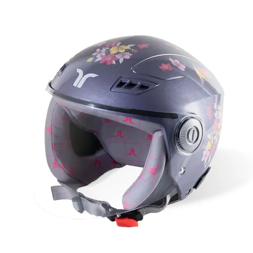 Image of TVARRA Blossom Women’s Open Face Helmet 