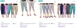 TVESA Womens Capris upto 67% Discount