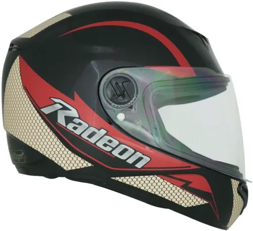 Image of TVS Helmet Radeon FF FX20 Red X Large Motorbike Helmet (Red)