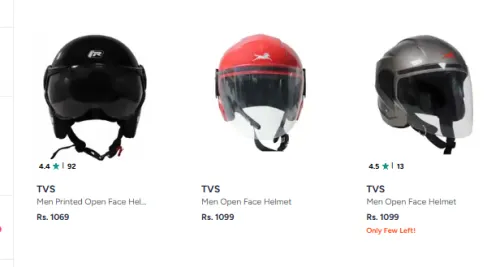 Image of TVS Helmet up to 30% upto Discount 