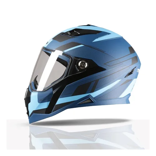 Image of TVS Racing Anti Matter Full Face Helmet for Bike & Motorcycle Riders-DOT & ISI Certified-Lightweight ABS Shell, UV Resis