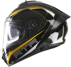 TVS Racing Hurricane Series Motorbike Helmet (Yellow)