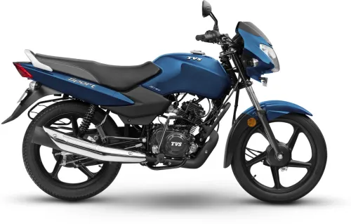 Image of TVS Sport (ES) Booking for Ex-Showroom Price (Starlight Blue)