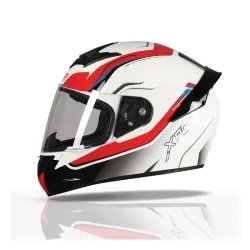 TVS XPOD Aerodynamic Helmet for Men-ISI DOT Certified, Ultrawide Visor, Quick Release Strap-Premium Bike Helmet with Enh