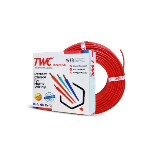 Image of TWC Advance Red 10 SQMM 180 METER Copper Wire Lead-Free Cable