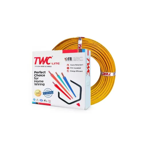 Image of TWC Lite Yellow 0.75 SQMM 180 METER Copper Wire