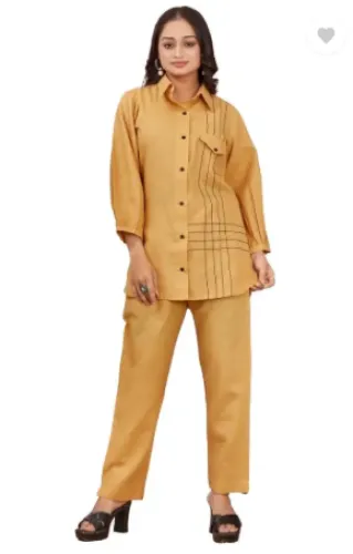 Image of Twins Lady Shirt Pant Co-ords Set