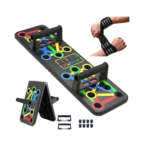 Image of TWINZFIT 15 in 1 Pushup Board for Strength Training, Fitness and Exercise Equipment for men & woman, Home & Gym Exercise