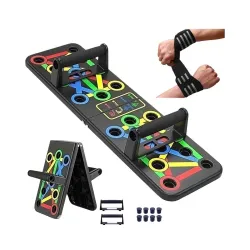 TWINZFIT 15 in 1 Pushup Board for Strength Training, Fitness and Exercise Equipment for men & woman, Home & Gym Exercise