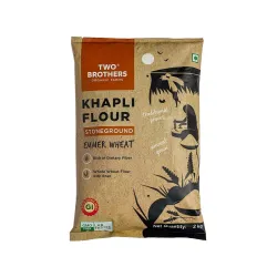 Two Brothers Khapli Atta 2kg Low-Gluten Wheat Flour