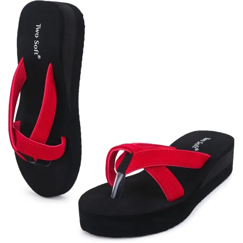 Image of TWOSOFT Women Slippers (Pink, 8)