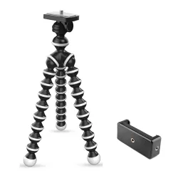 Tygot Gorilla Tripod / Mini 33 CM (13 Inch) Tripod for Mobile Phone with Phone Mount | Flexible Gorilla Stand for DSLR &