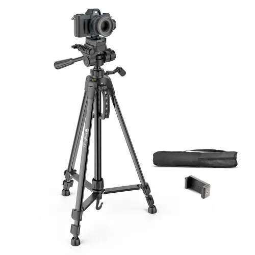 Image of Tygot X2 Professional 60 Inch (150CM) Tripod for DSLR, Camera | Height: 5 Feet | Max Load: 5kg | Portable Lightweight AB