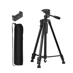 Tygot 3366 Aluminum Tripod (55-Inch), Universal Lightweight Tripod 