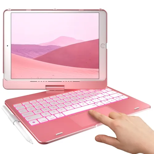 Image of typecase Flexbook Keyboard for 10.2 Inch iPad 9th / 8th / 7th Gen, iPad Air 3-10.5, iPad Pro-10.5, 10 Color Backlight, 3