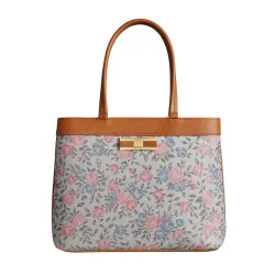 TYPIFY® Womens Floral Tote Handbag
