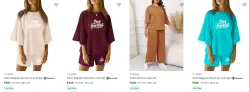 Tysort Women's Co-Ords at minimum 80% Discount