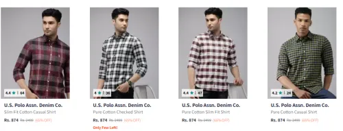 Image of U.S. Polo Assn. Denim Co.Men Casual Shirt up to @₹65% Discount 