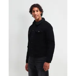 U.S. Polo Assn. Denim Co. Mens Slim Fit Corduroy Sherpa Jacket