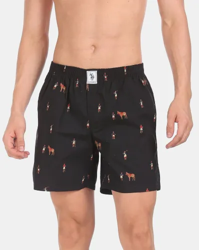 Image of U.S. POLO ASSN. Graphic Print City Shorts 