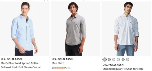 Image of U.S. POLO Assn. Men's Shirt Upto 55% OFF