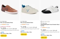 U.s Polo Assn Men Shoes Minimum 60% Discount