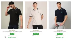 U.s. Polo Assn Men T-shirt Starting @ ₹400