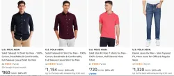 U.s Polo Assn. Men's Cloths up to 65% Discount
