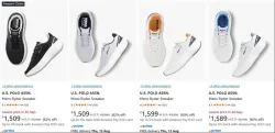 U.s Polo Assn. Men's Sneakers up to 62% Discount