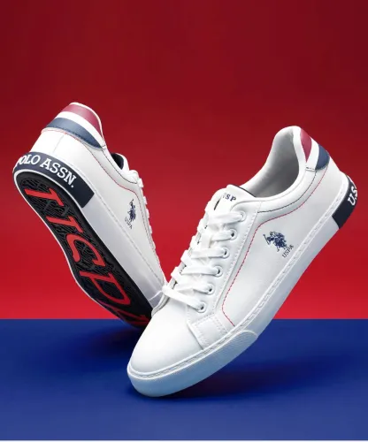 Image of U.S. POLO ASSN.  ROJAS 2.0 Sneakers For Men  (White , 6)
