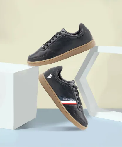 Image of U.S. POLO ASSN.  ALCO 2.0 Sneakers For Men  (Black , 9)