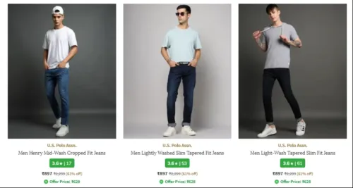 Image of U.S.POLO jeans up to 61% Discount 