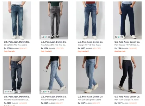 Image of U.S. Polo men jeans up to 60%Discount 