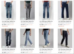U.S. Polo men jeans up to 60%Discount 