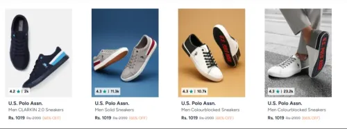 Image of U.S.polo men shoes upto 66% discount 