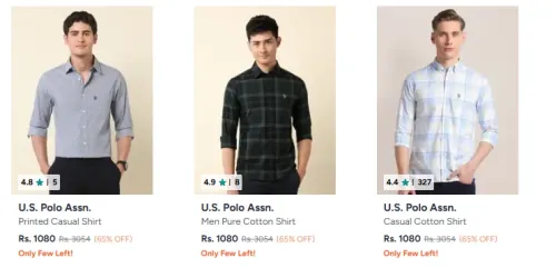 Image of U.S. Polo men sirt upto65% discount 
