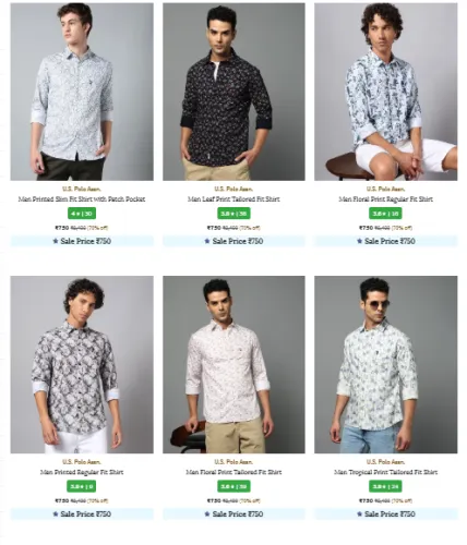 Image of U.s Polo Shirt up to 70% Discount