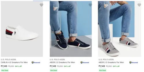 Image of U.s Polo Shoes Minimum 60% Discount