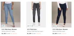 U.s Polo Women Jeans up to 75% Discount