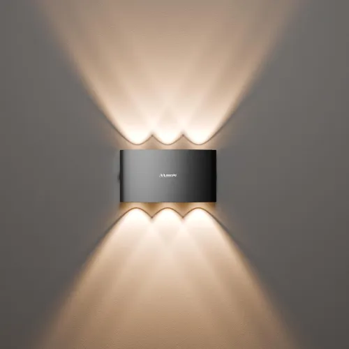Image of Murphy 6-Watt U-Shape Up Down Outdoor LED Wall Light with Aluminium IP65 Grade Waterproof Body Warm White Pack of 8